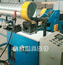 固安鑫正机械配件厂螺旋风管机图片 金属制品网